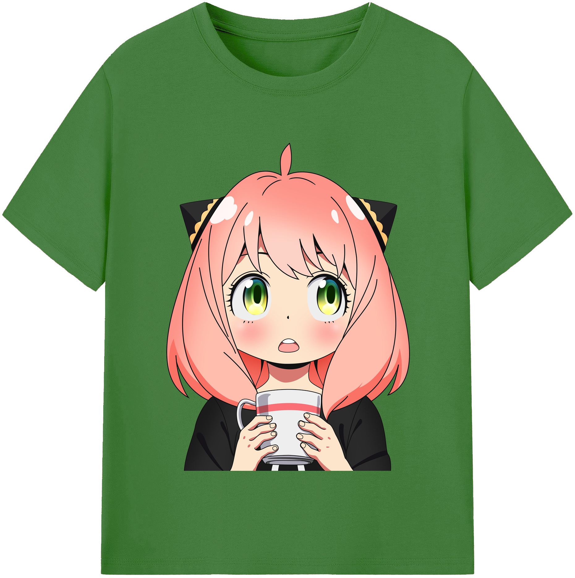 （画像用） SPY×FAMILY间谍家家酒 レディースカジュアルプリントTシャツ（綿100％）